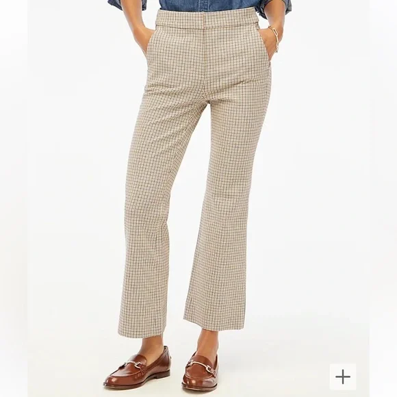 JCrew Kelsey kick out crop flare pant - Picture 3 of 6
